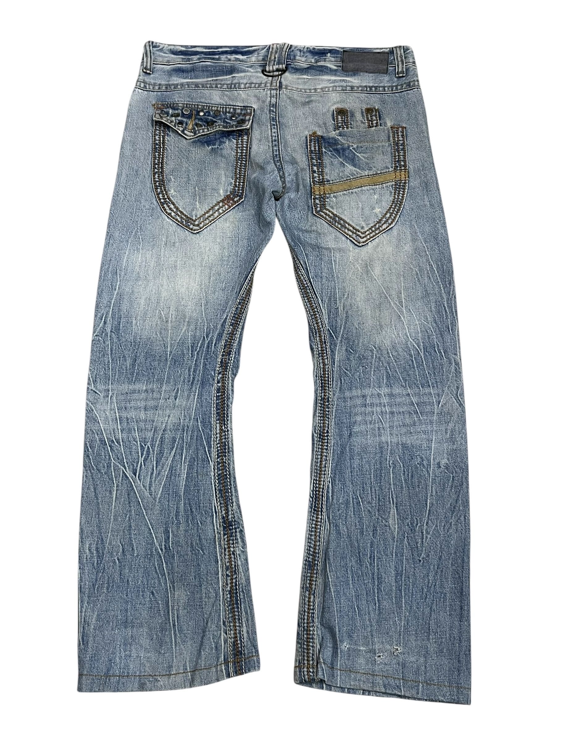 Japanese Brand Archive Studded Flare Denim Kapital Tornado Mart Style Size US 33 - 2 Thumbnail