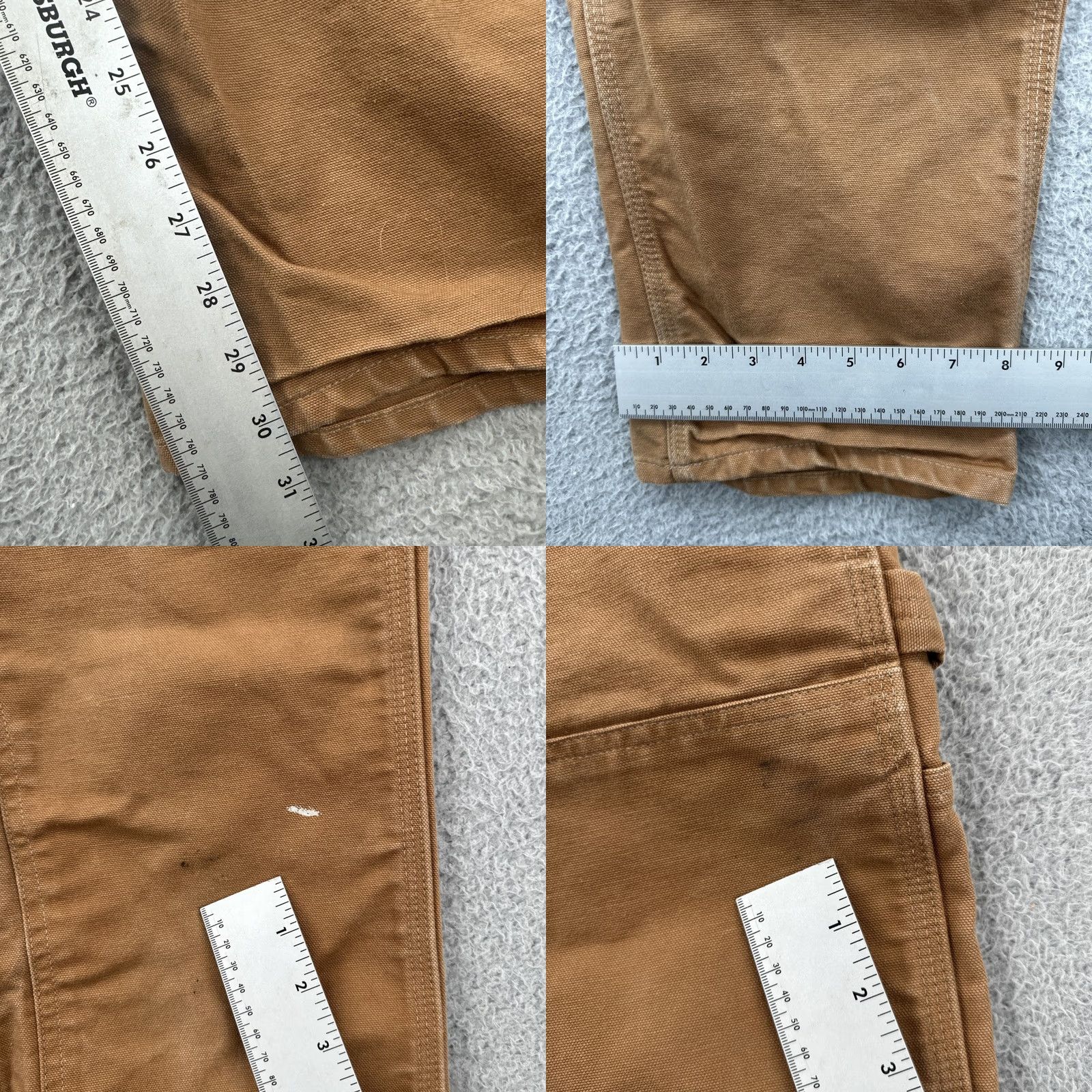 Carhartt Carhartt Pants Adult 29x32 Regular Brown Duck Canvas Carpenter EUC Mens Workwear Casual 90s Grunge USA Belt Zip Button Size US 29 - 9 Thumbnail