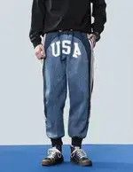 Jean 20AW Indigo Union Japan Navy Denim Patchwork USA Pants Size US 32 / EU 48 - 3 Thumbnail