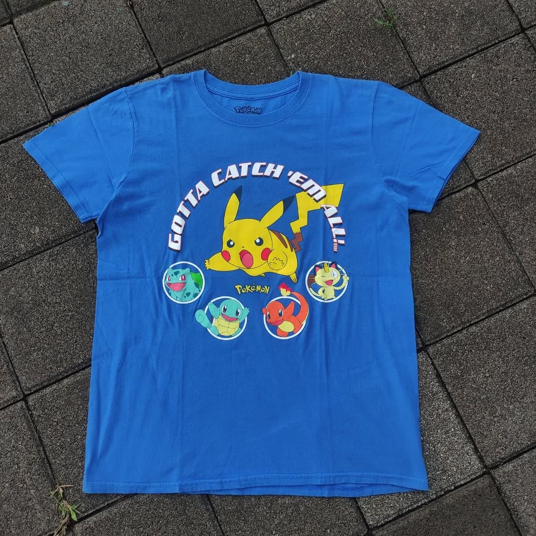 Anime Vintage Pokemon Rare Tee Size US M / EU 48-50 / 2 - 2 Thumbnail