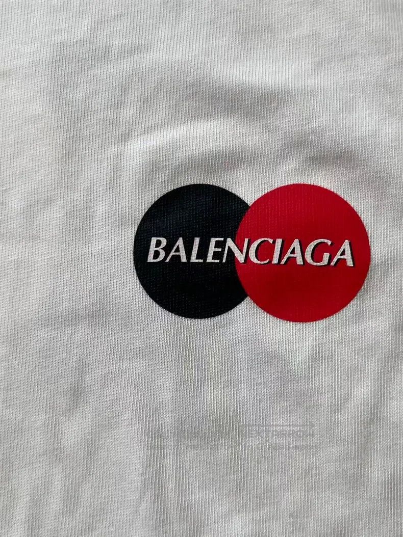 Balenciaga Balenciaga Logo Letter Printed Casual Round Neck Short Sle Size S / US 4 / IT 40 - 3 Thumbnail
