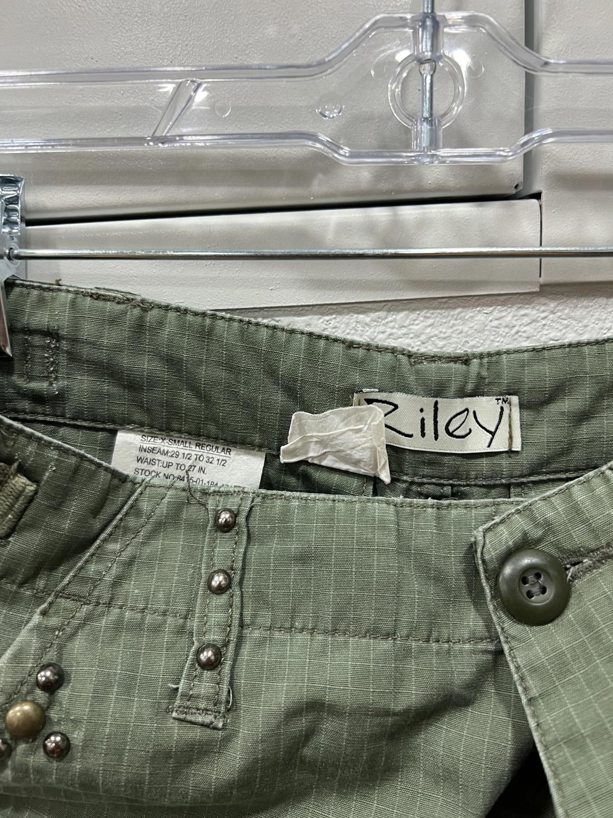 Other Y2K Riley Studded Ripstop Nylon Cargo Pants Size US 32 / EU 48 - 4 Thumbnail