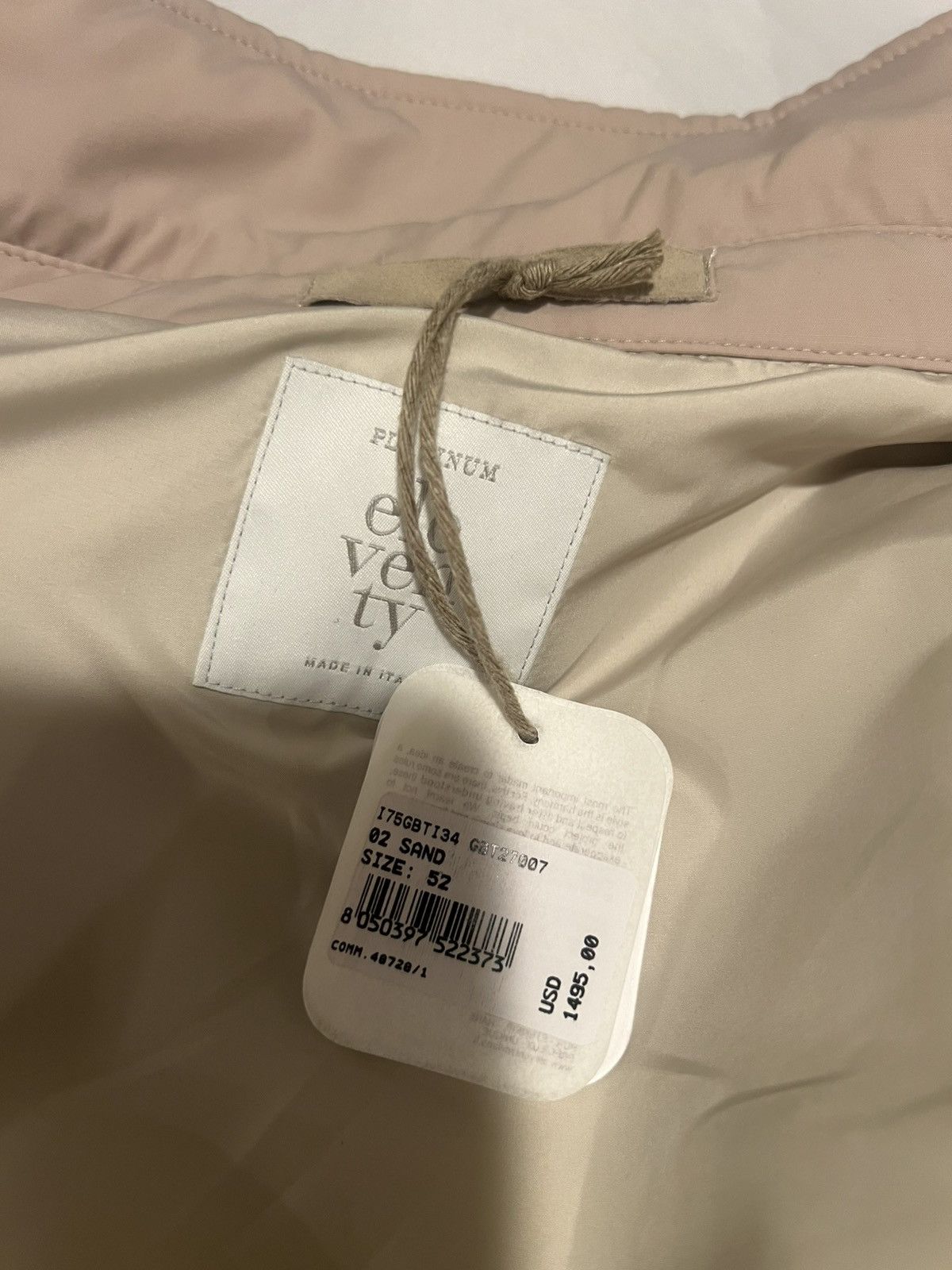 Eleventy Eleventy loro piana mens lackey. 52/L. $1495 Size US L / EU 52-54 / 3 - 9 Thumbnail