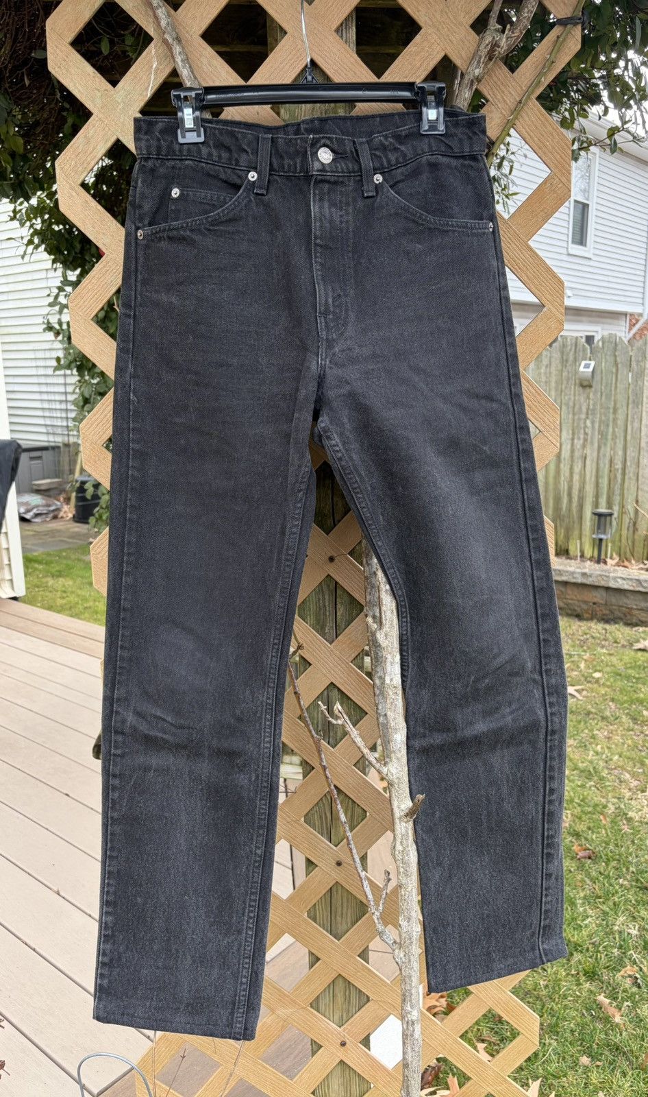 Levi's Levi’s Black 505s Orange Label sz 31 Size US 31 - 1 Thumbnail