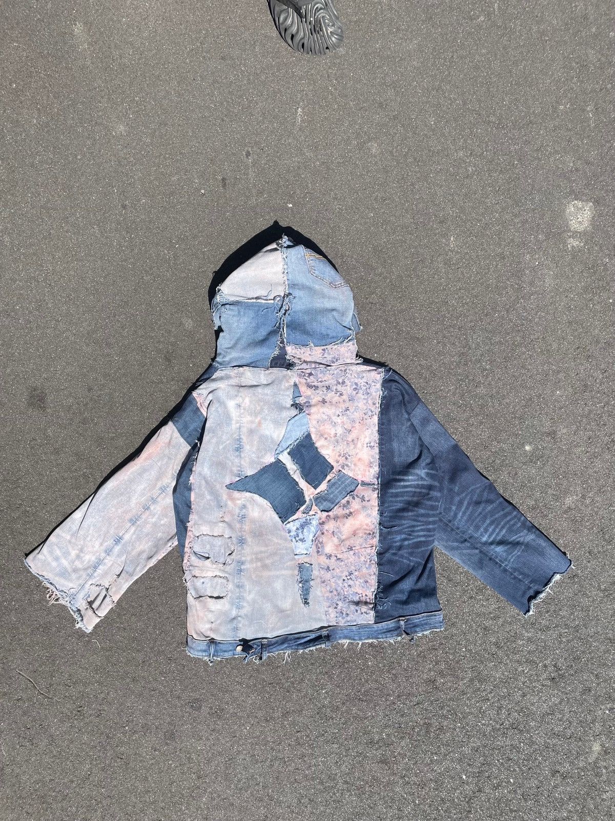 Japanese Brand × Vintage Denim Button Up Hoodie Size US M / EU 48-50 / 2 - 2 Thumbnail