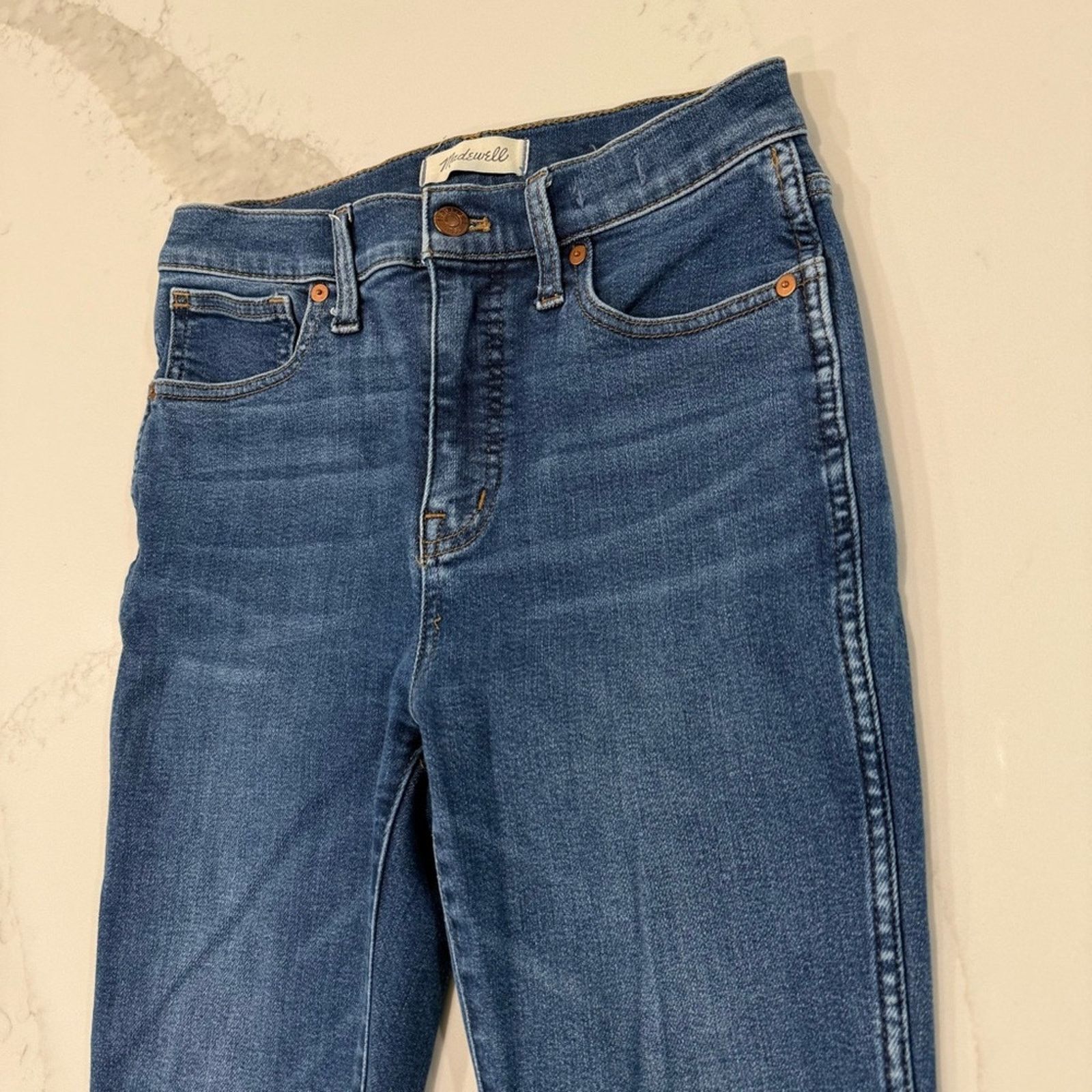 Madewell Madewell 10” High Rise Skinny Denim Jeans Women’s 26 Blue Size 26" / US 2 / IT 38 - 3 Thumbnail