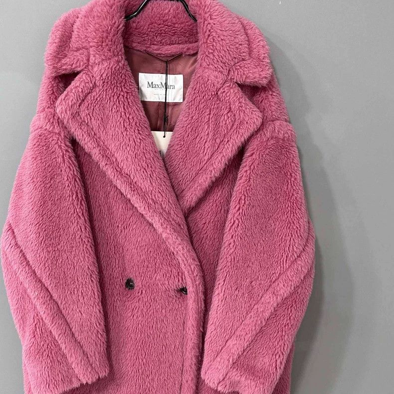 Max Mara Max Mara Pink and purple teddy coat Size S / US 4 / IT 40 - 2 Thumbnail