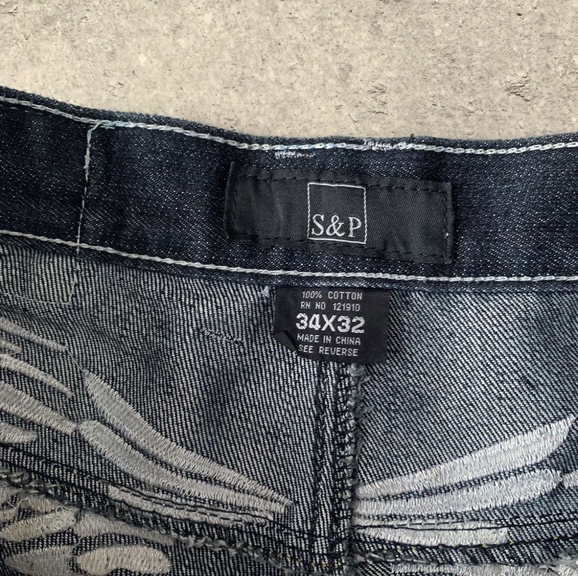Vintage S&P Japenese y2k Denim Size US 34 / EU 50 - 2 Thumbnail