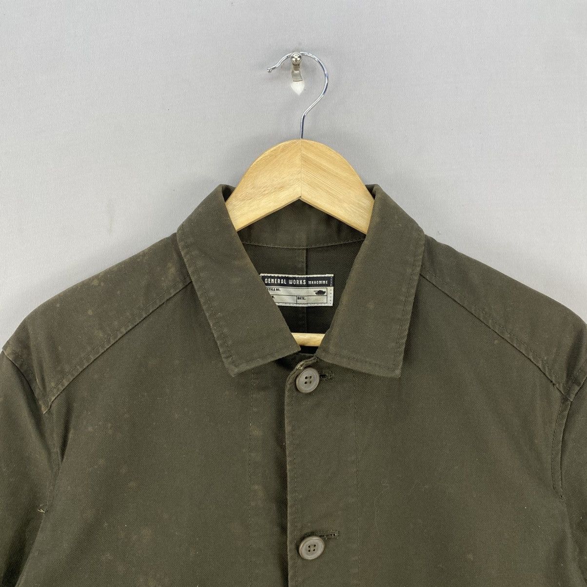 Japanese Brand Michel Klein Homme Olive Green Utility Jacket Size US M / EU 48-50 / 2 - 7 Thumbnail