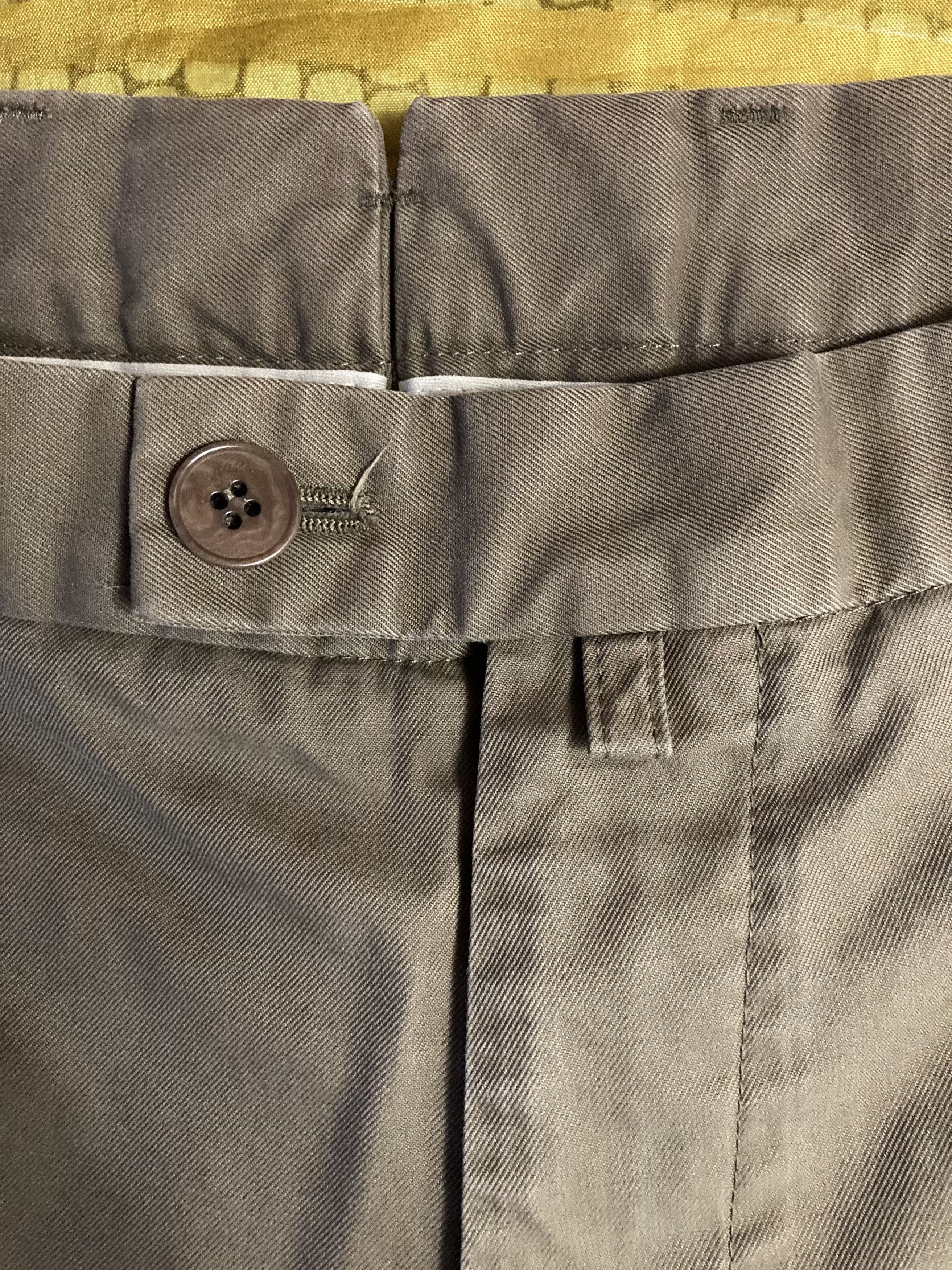 Salvatore Ferragamo Vtg.Salvatore Ferragamo Cotton Tapered Fit Chinos Pants Size US 34 / EU 50 - 10 Thumbnail