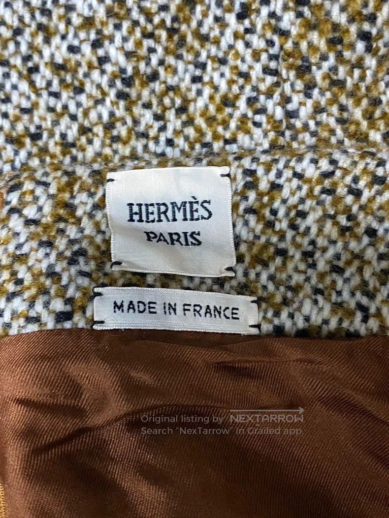 Hermes Hermes Leather Patch Skirt Size 25" / US 0 / IT 36 - 5 Thumbnail