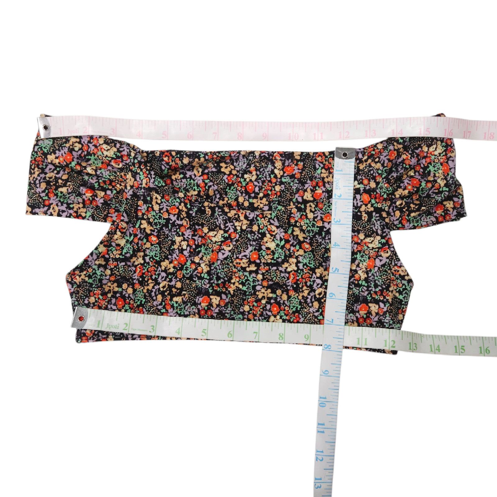 Other EUC Out From Under Ditsy Floral Micro Crop Top M Black Size M / US 6-8 / IT 42-44 - 5 Thumbnail