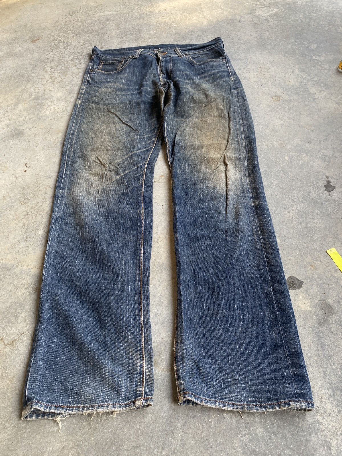 If Six Was Nine × PPFM × Vintage Vintage GL HEART denim pants (sku 4) Size US 34 / EU 50 - 1 Thumbnail
