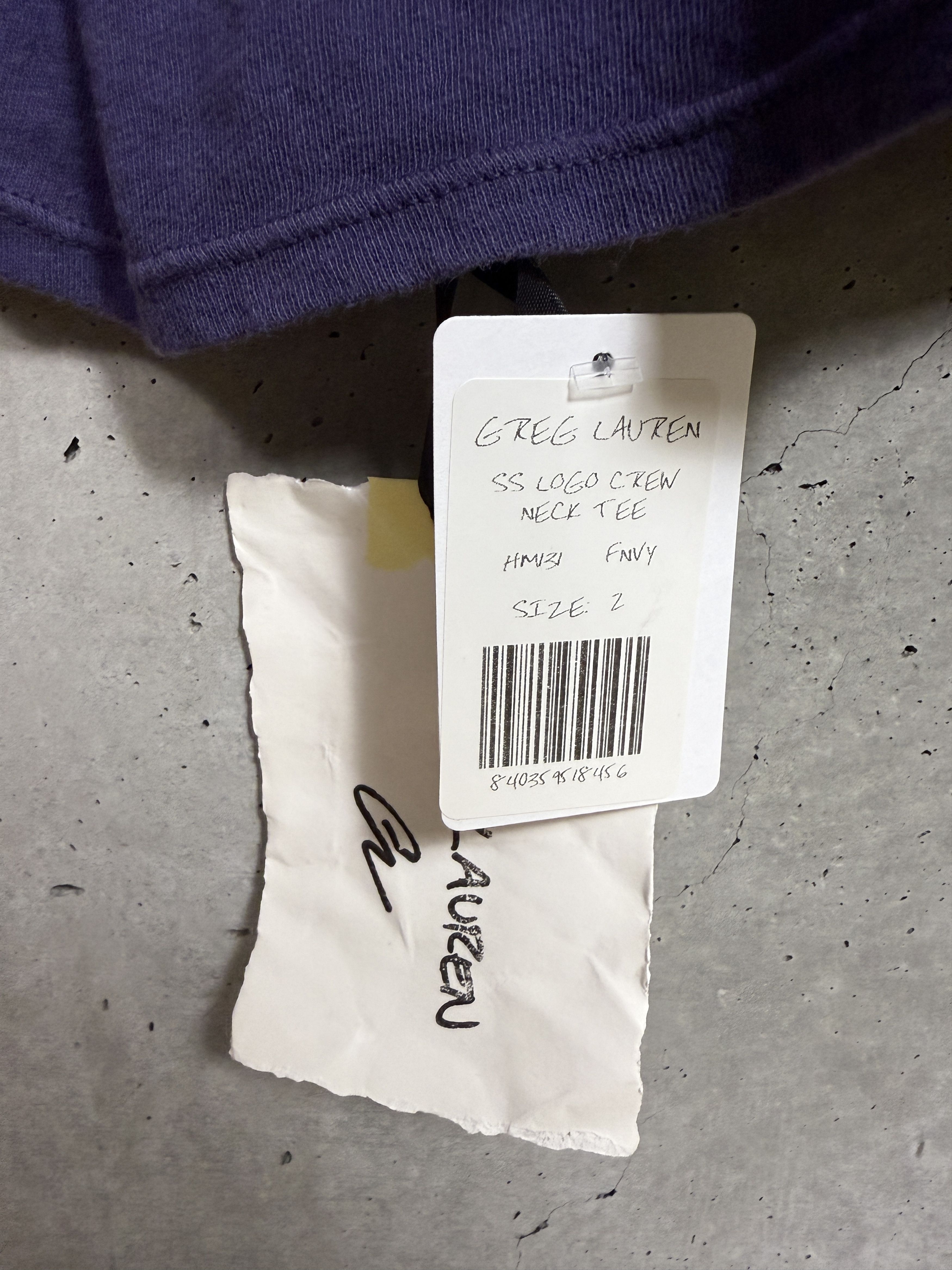 Greg Lauren Greg Lauren Short Sleeve Logo Crew Neck Tee Size US M / EU 48-50 / 2 - 3 Thumbnail