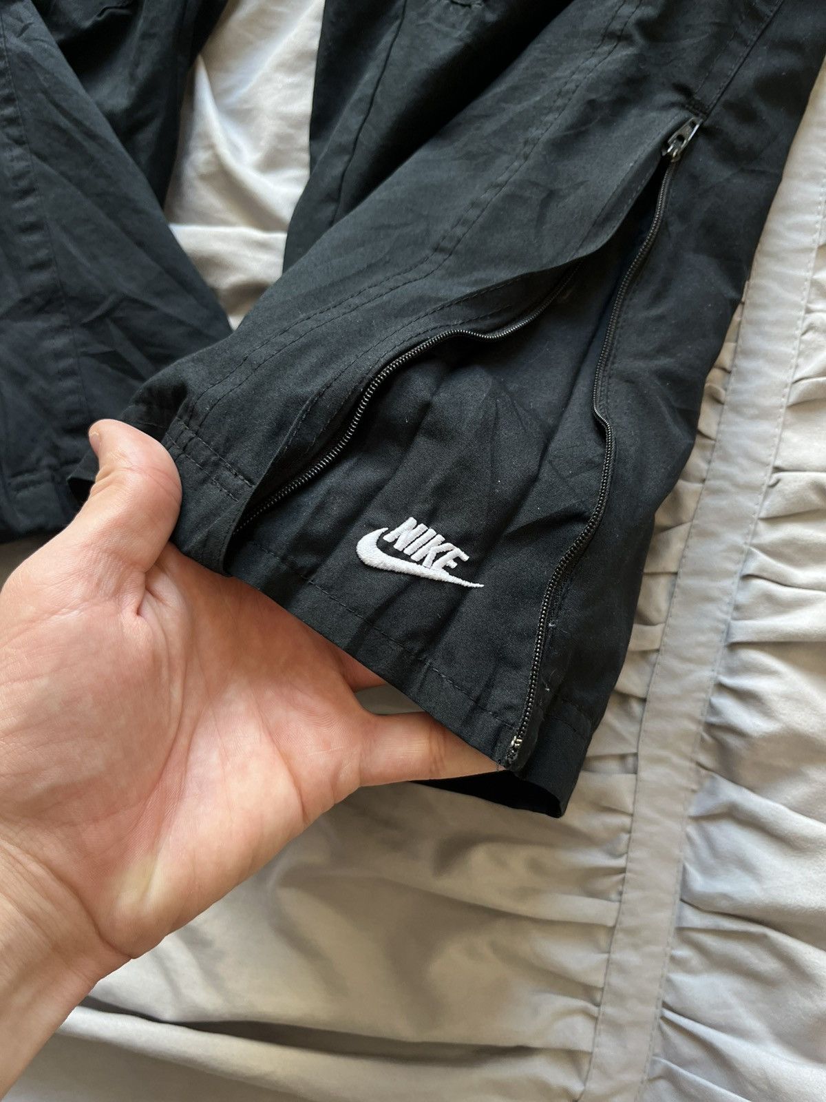 Nike Vintage 90s Nike Track Pants Baggy Wide Rare Y2K Size US 34 / EU 50 - 4 Thumbnail