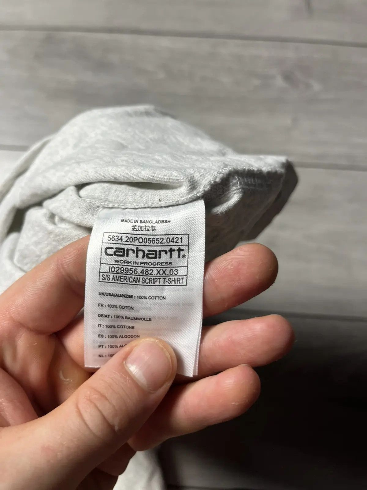 Carhartt Carhartt s/s American script Tshirt size Medium Size US M / EU 48-50 / 2 - 5 Thumbnail