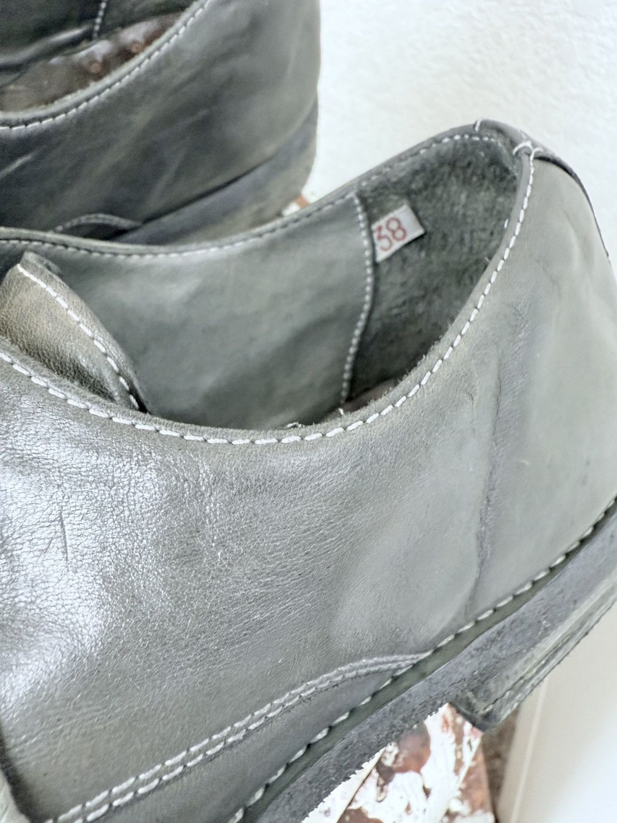 Carol Christian Poell Object Dyed Lined Derbys - AM/2600L CORS-PTC/19 CCP Size 10 Size US 12 / EU 45 - 18 Thumbnail