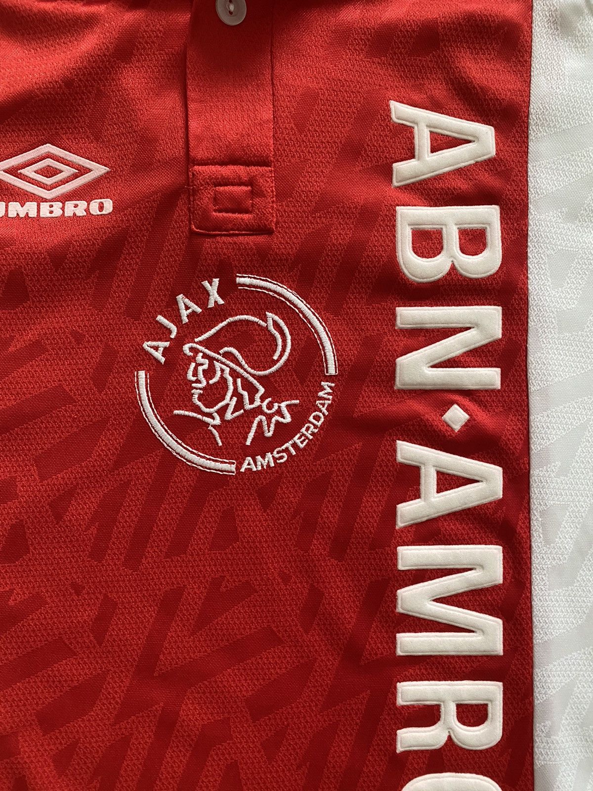 Umbro Vintage MADE IN ENGLAND AJAX 1993-1994 umbro Jersey Soccer Size US L / EU 52-54 / 3 - 11 Thumbnail