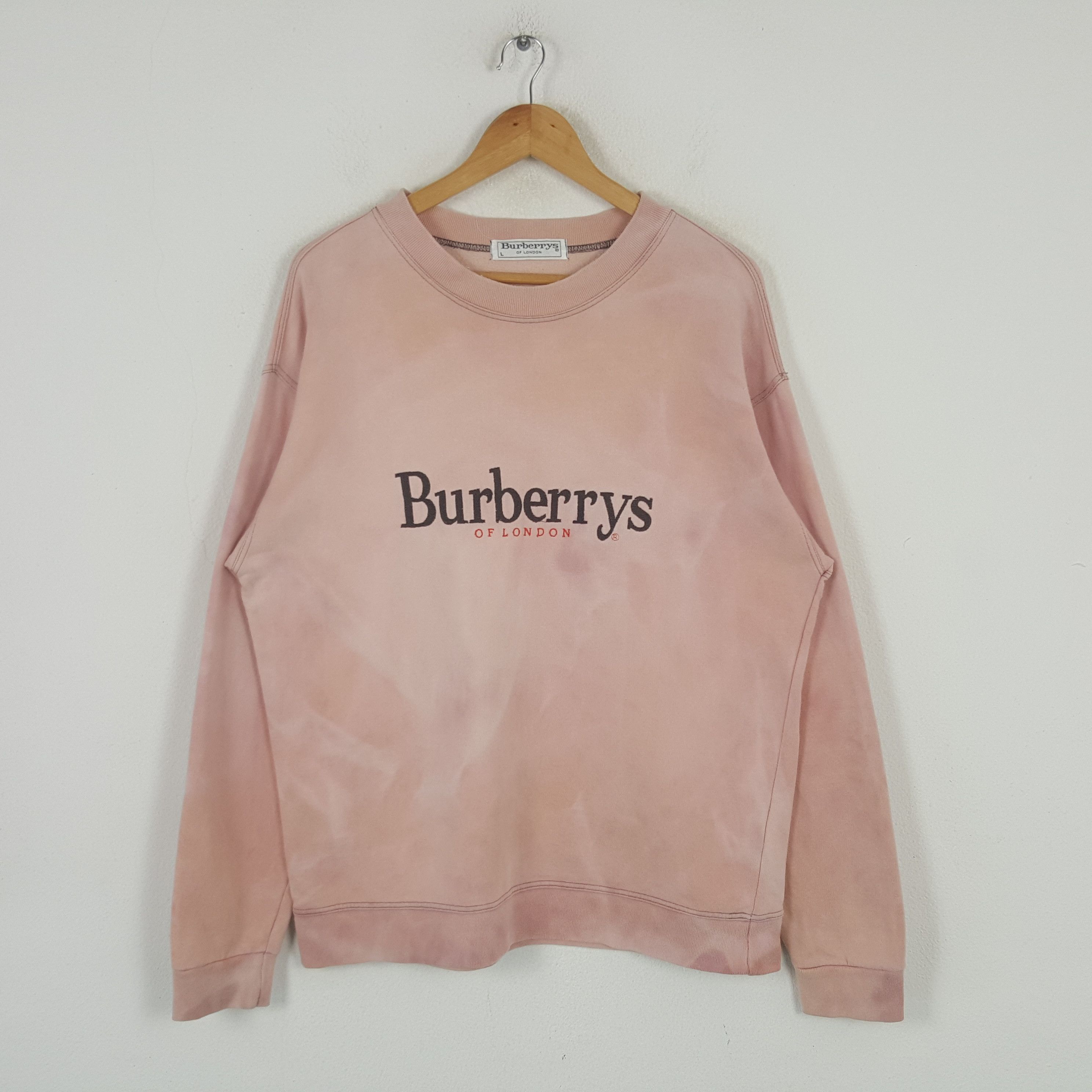 Burberry Vintage Burberrys Of London Embroidery Sweatshirt C296N8 Size US M / EU 48-50 / 2 - 1 Thumbnail