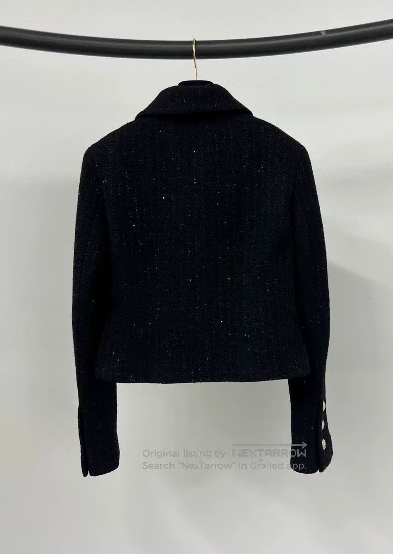 Chanel Chanel 25K black sequin lapel jacket Size XS / US 0-2 / IT 36-38 - 2 Thumbnail