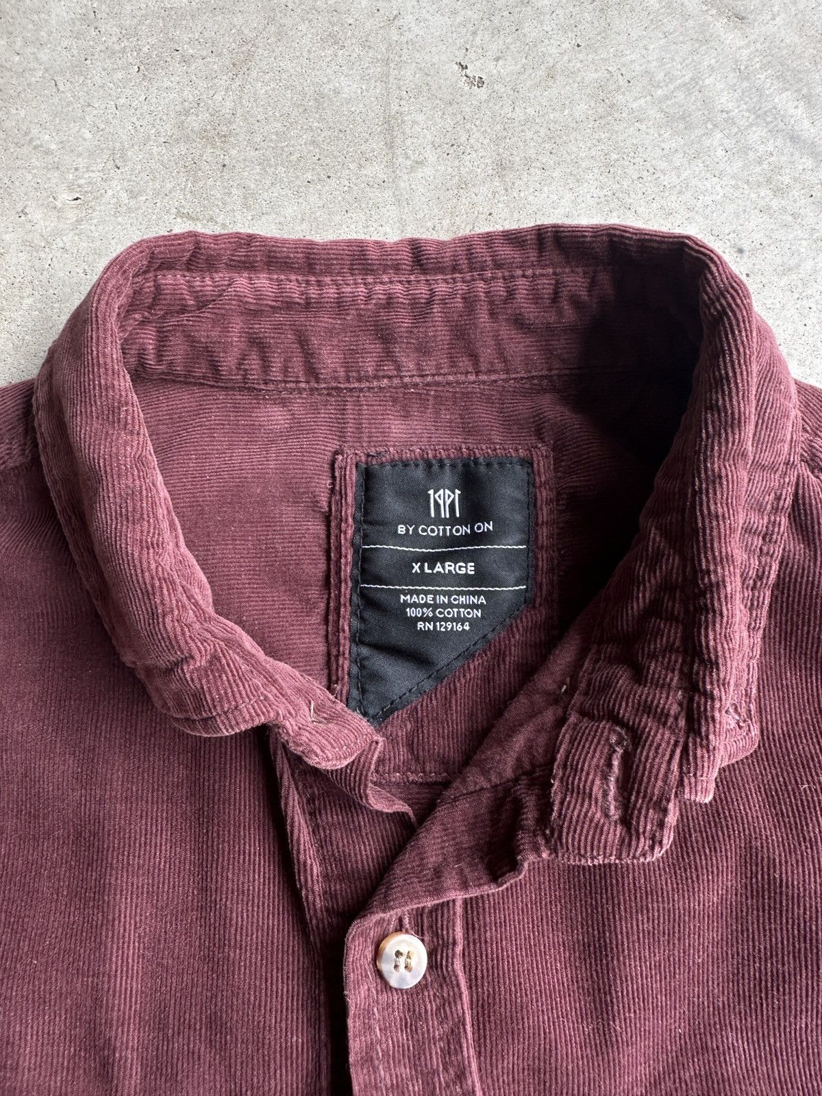 Other 2000s Corduroy Button Up Long Sleeve Shirt - L Size US L / EU 52-54 / 3 - 3 Thumbnail