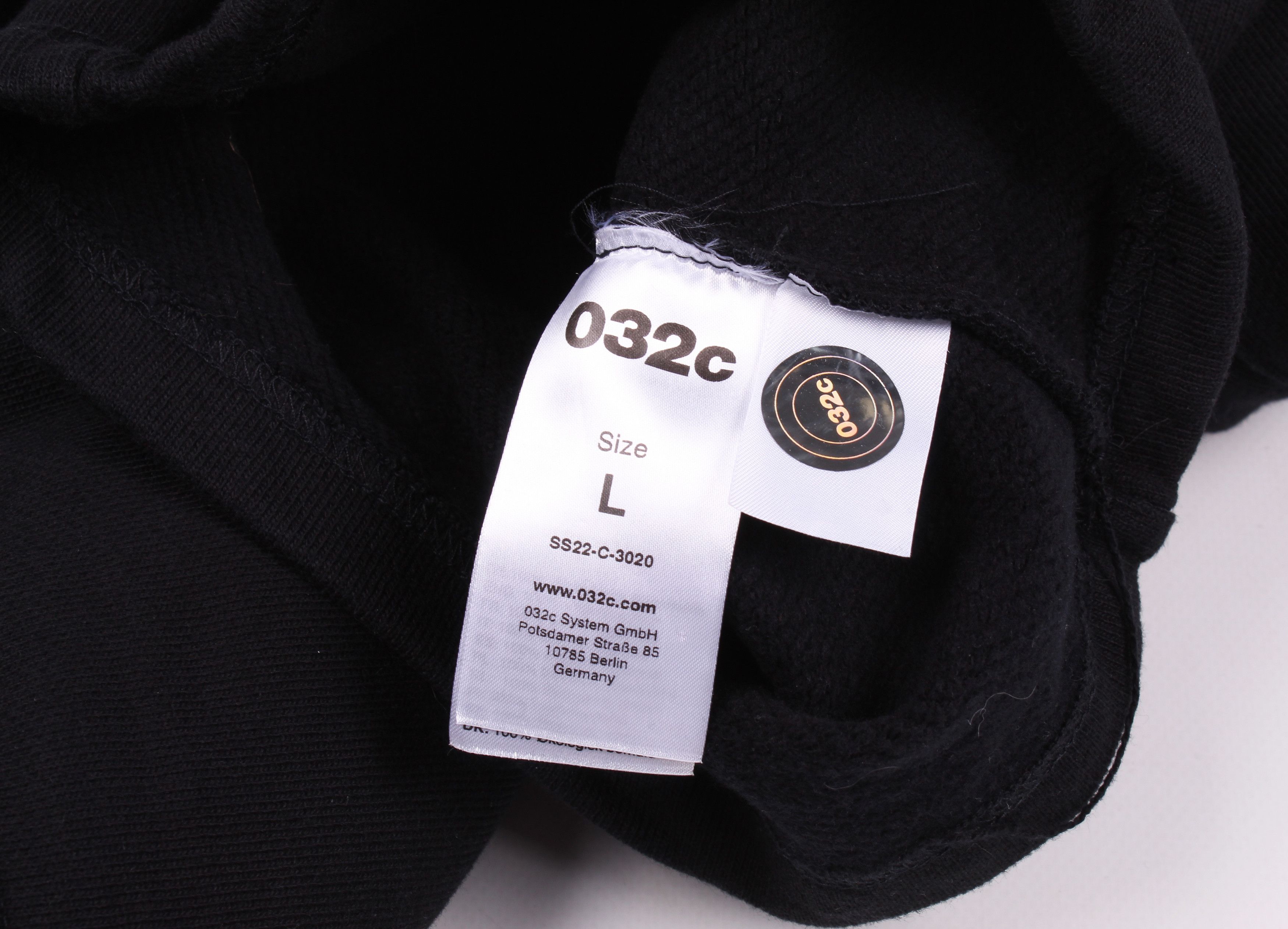 032c 032c Black Sweat Shorts Size US 33 - 7 Thumbnail