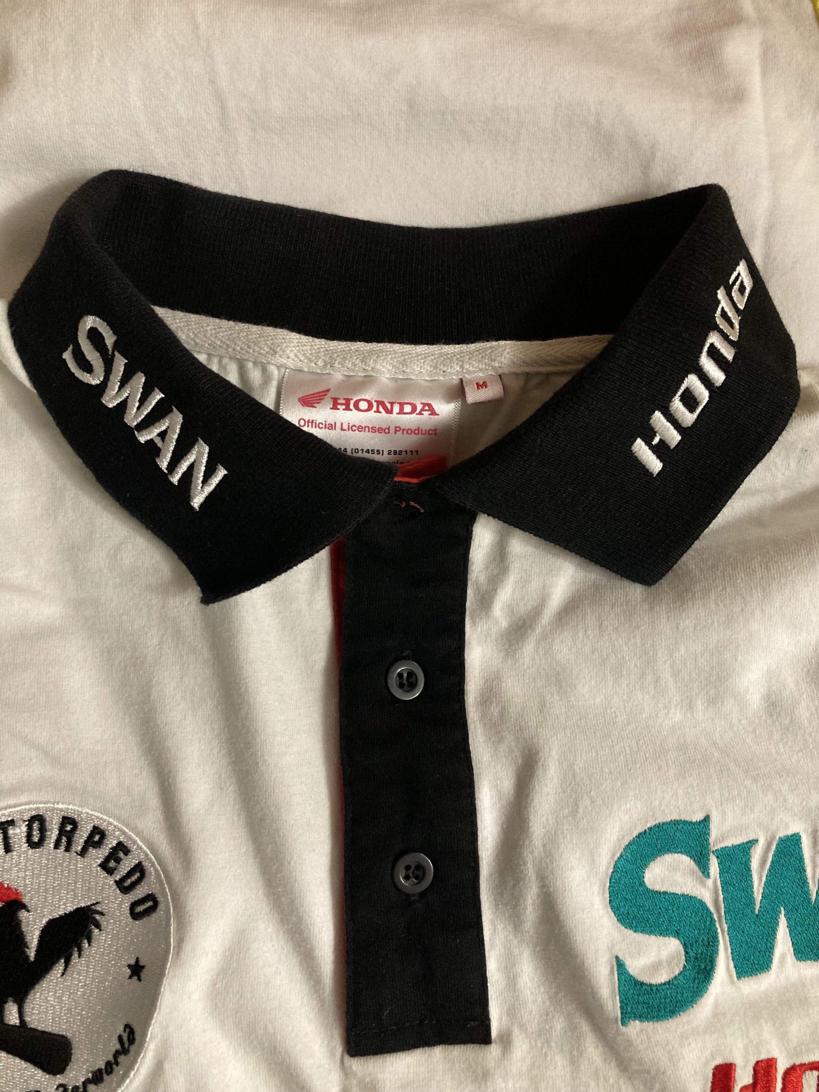 Honda Honda Swan Polo Shirt Moto GP Track Racing Motorcycle Team Size US S / EU 44-46 / 1 - 4 Thumbnail