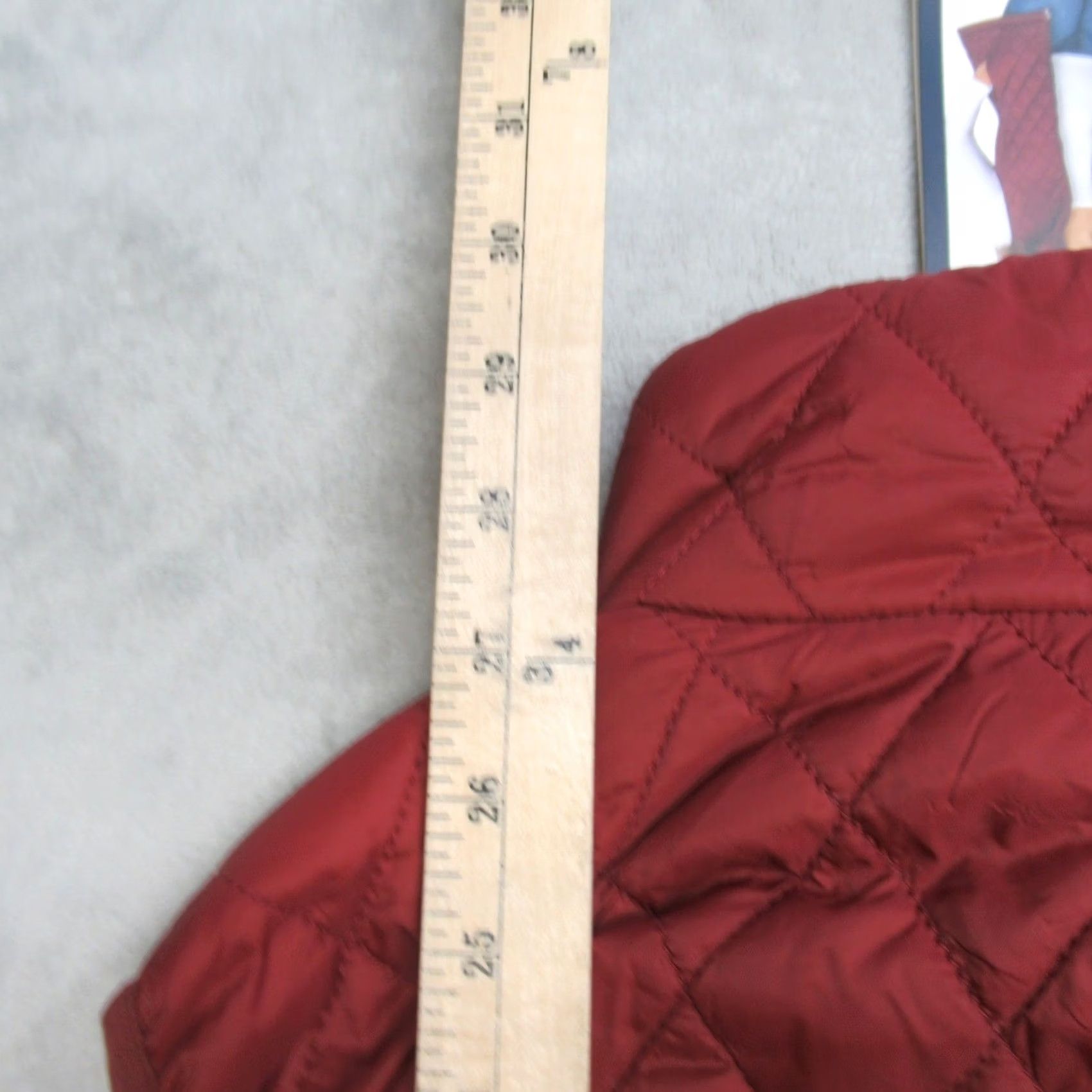 Lands' End VINTAGE Lands End Vest Womens XL Red Vine Quilted Puffer Full Zip Outdoor NEW Size XL / US 12-14 / IT 48-50 - 7 Thumbnail