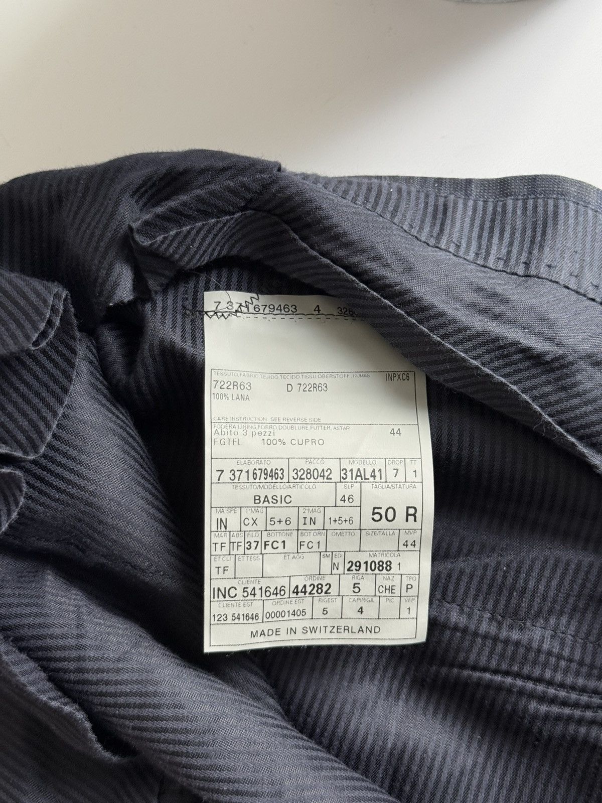 Tom Ford Tom Ford Navy Check Wool Trousers Side Adjusters 50R Size 50R - 14 Thumbnail