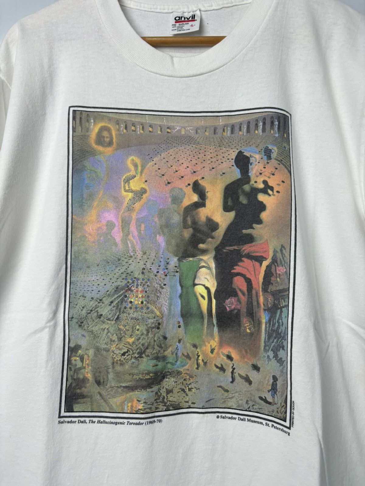 Vintage VERY RARE! Vintage 90’s Salvador Dali Hallucinogenic Art Size US L / EU 52-54 / 3 - 5 Thumbnail