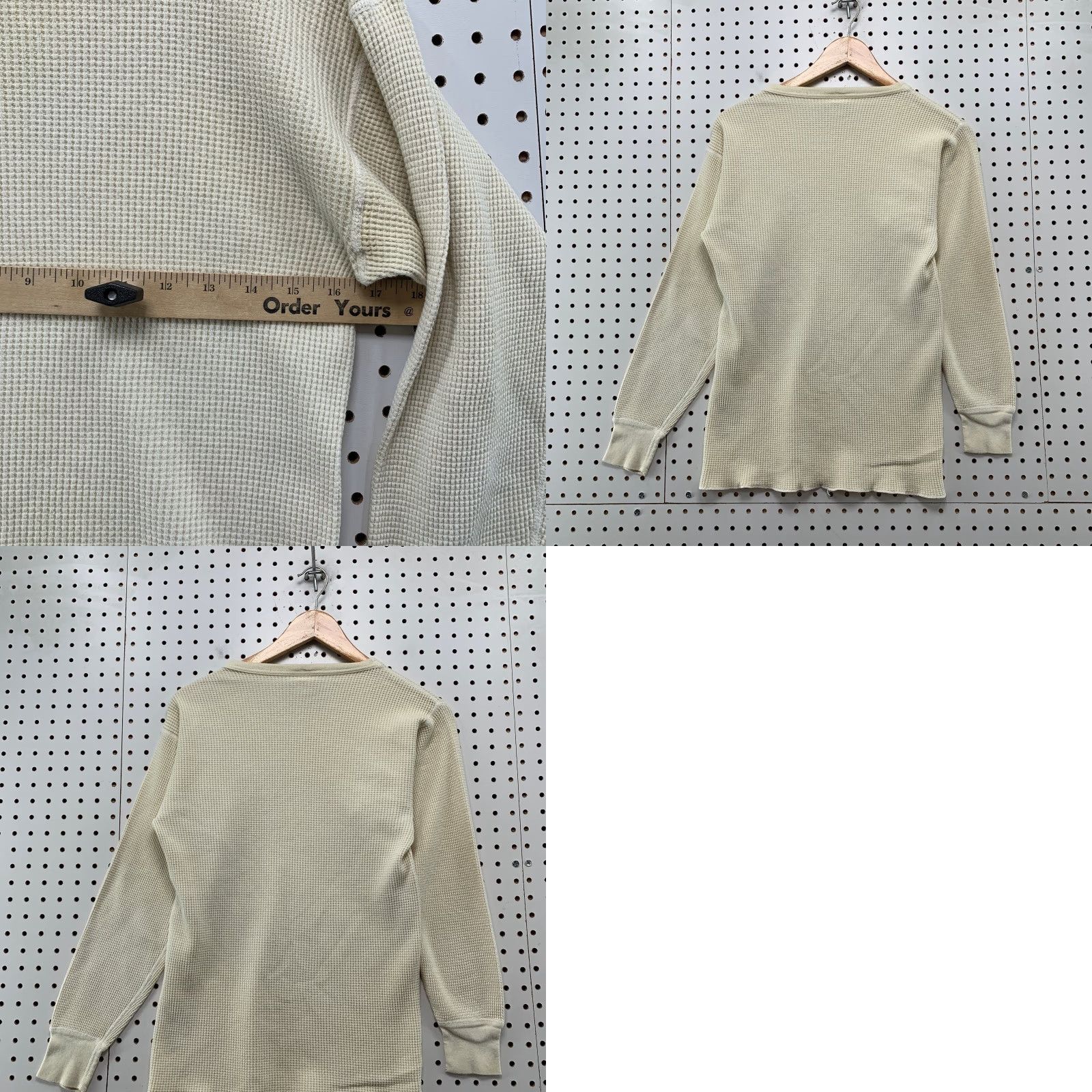Vintage VINTAGE Northwest Territory Thermal Shirt Mens XL Beige Waffle Knit Long Sleeve Size US XL / EU 56 / 4 - 9 Thumbnail