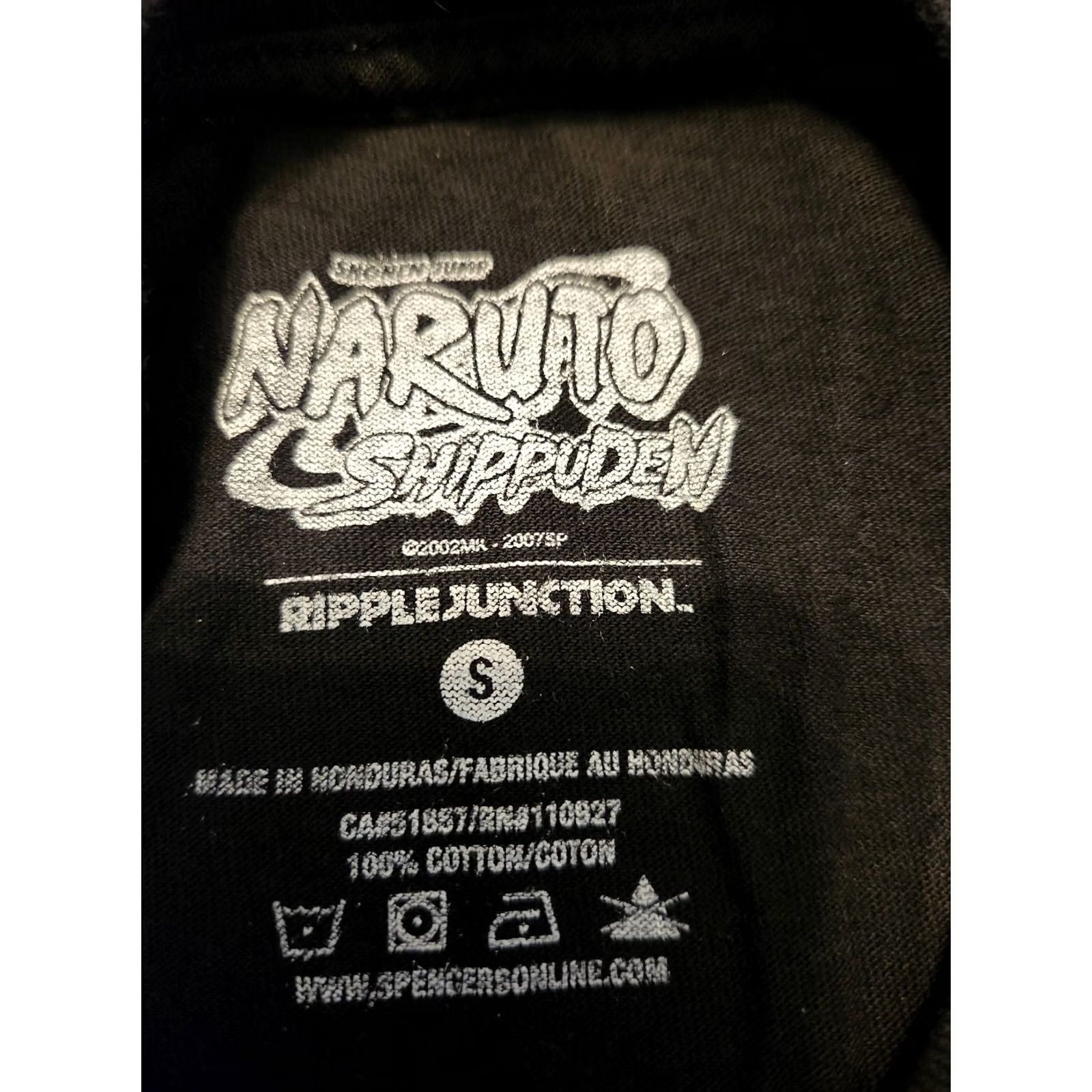 Ripple Junction Ripple Junction Naruto Shippuden Anime Graphic Shirt Mens Small Black Size US S / EU 44-46 / 1 - 2 Thumbnail