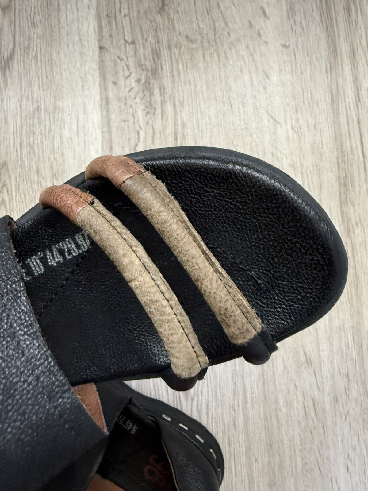 A.S.98 A.S.98 Avant-Garde Leather Sandals EU36 (US6) Made in Italy Size US 6 / IT 36 - 17 Thumbnail