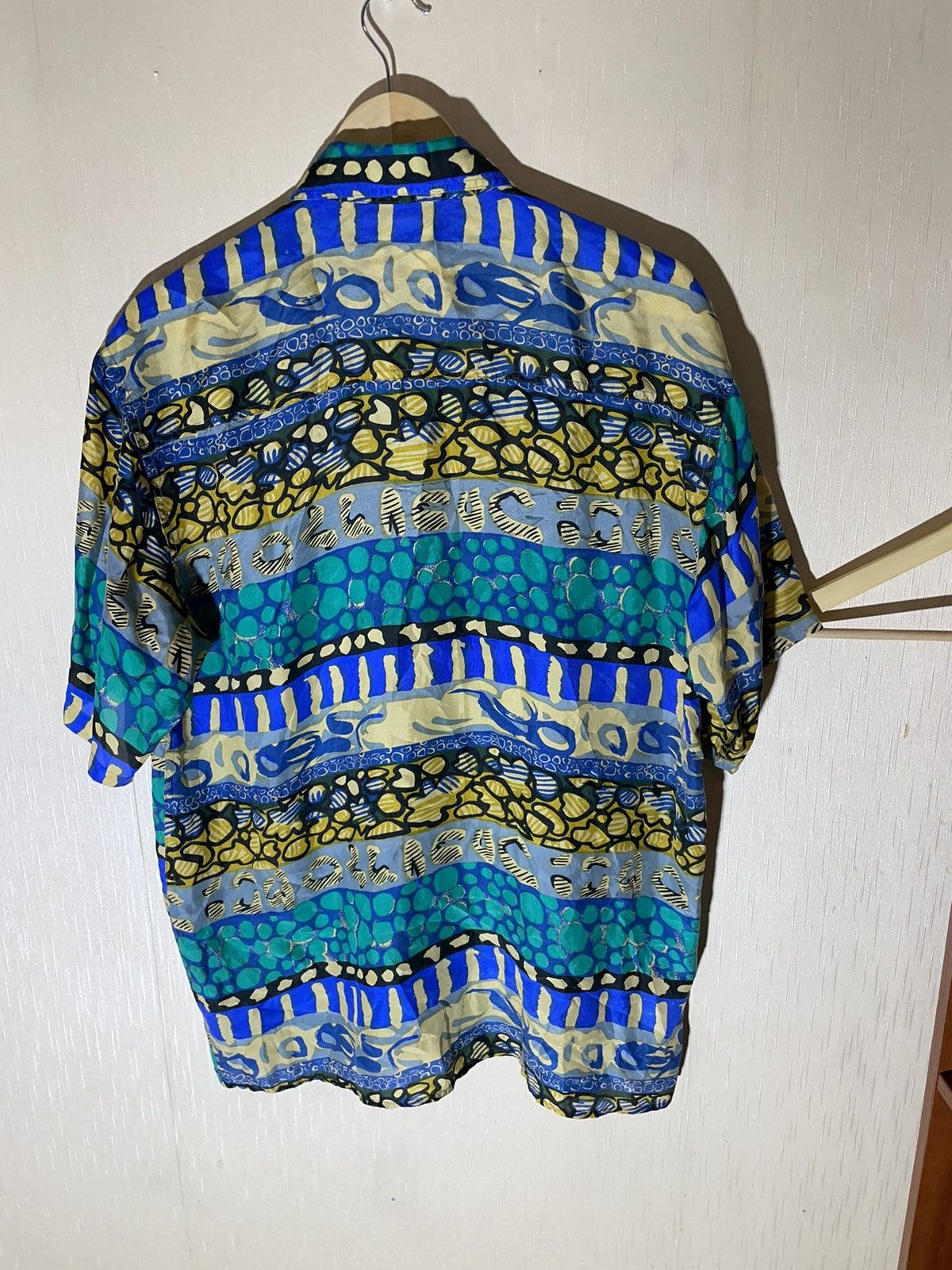Vintage Hawaiian silk shirt vintage 90s Size US XL / EU 56 / 4 - 8 Thumbnail
