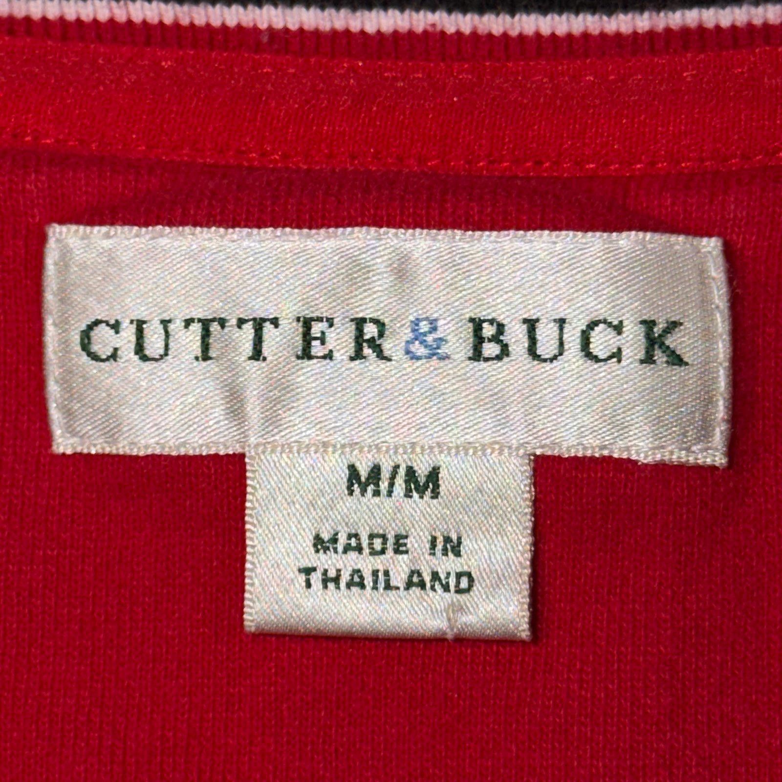Cutter & Buck Cutter & Buck Medium Red Quarter-Zip Pullover Size ONE SIZE - 6 Thumbnail