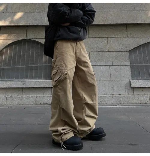 VIBE Casual Cargo Pants - Versatile Streetwear Size US 30 / EU 46 - 4 Thumbnail