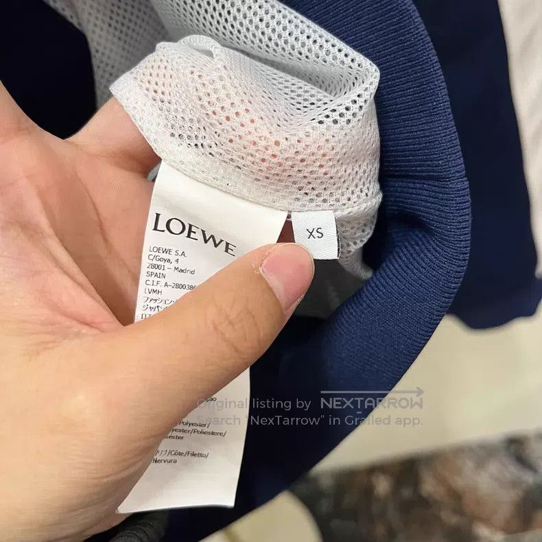 Loewe Loewe FW23 letter print zippered hooded long-sleeve sweate Size XS / US 0-2 / IT 36-38 - 6 Thumbnail