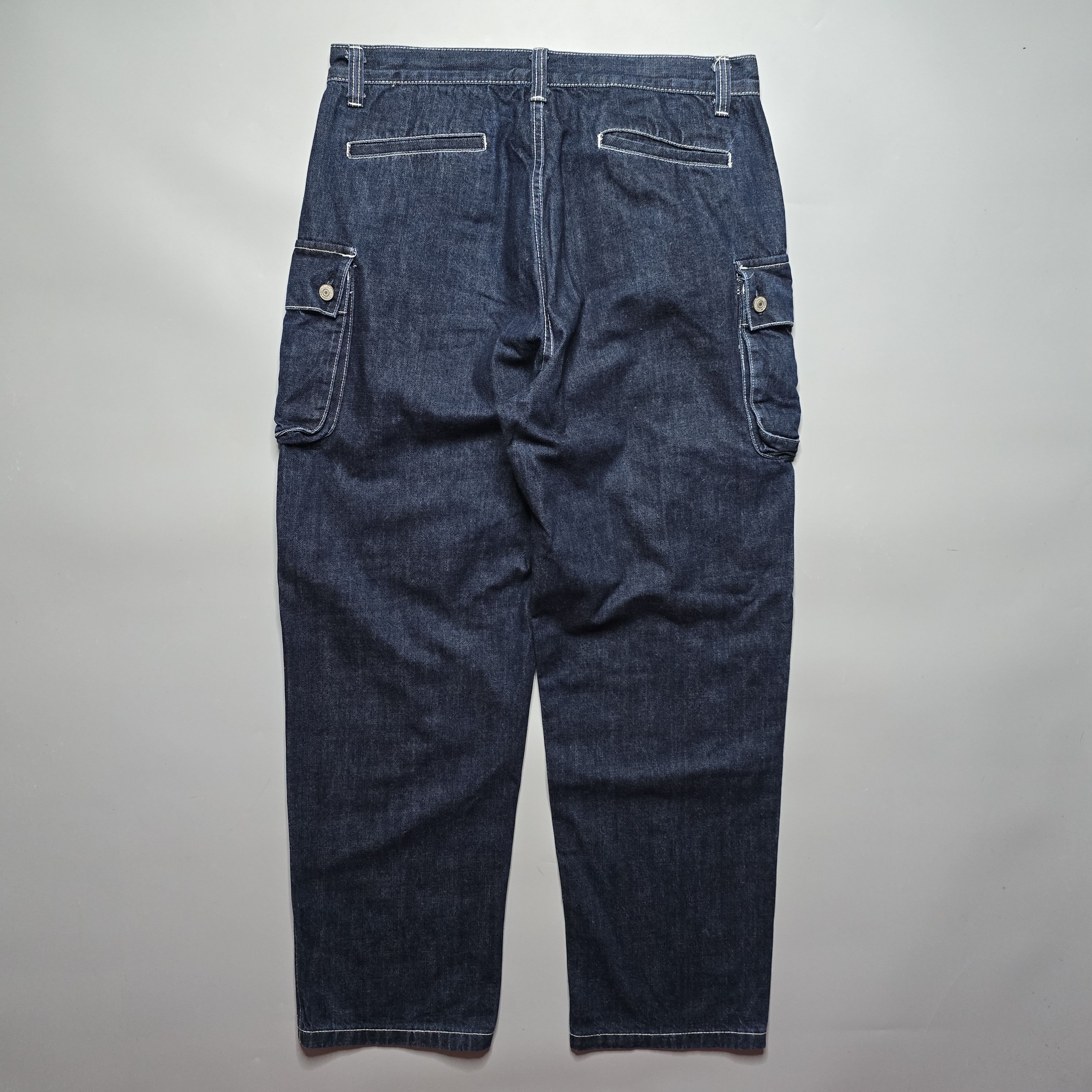 KOJIMA GENES Kojima Genes Japan - Cargo Pocket Indigo Jeans Size US 36 / EU 52 - 2 Thumbnail
