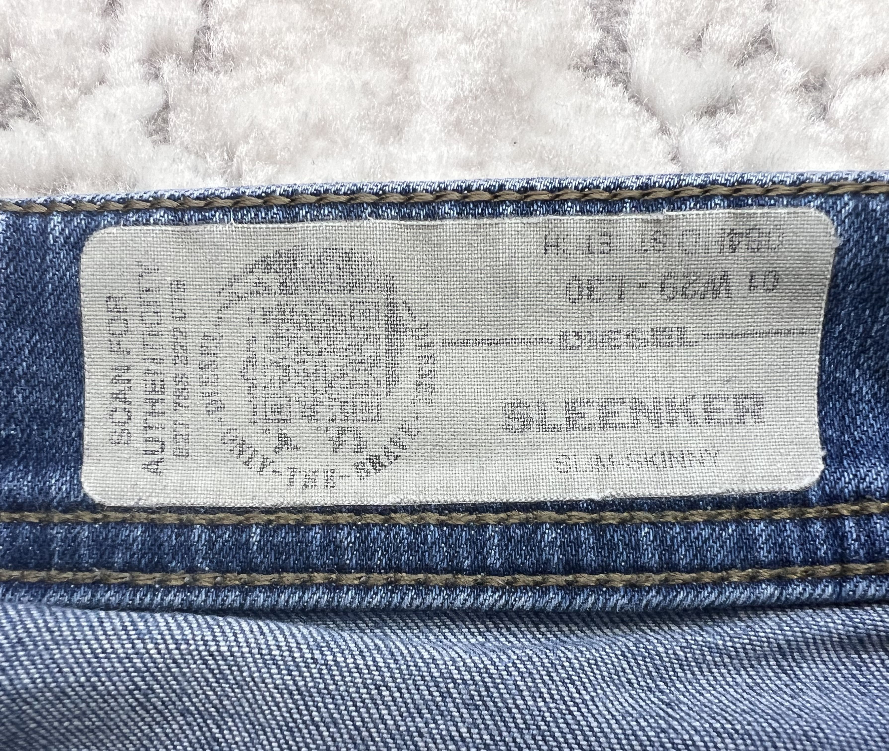 Diesel Diesel Jeans Womens Size 29 Sleenker Slim Skinny Size 29" - 4 Thumbnail