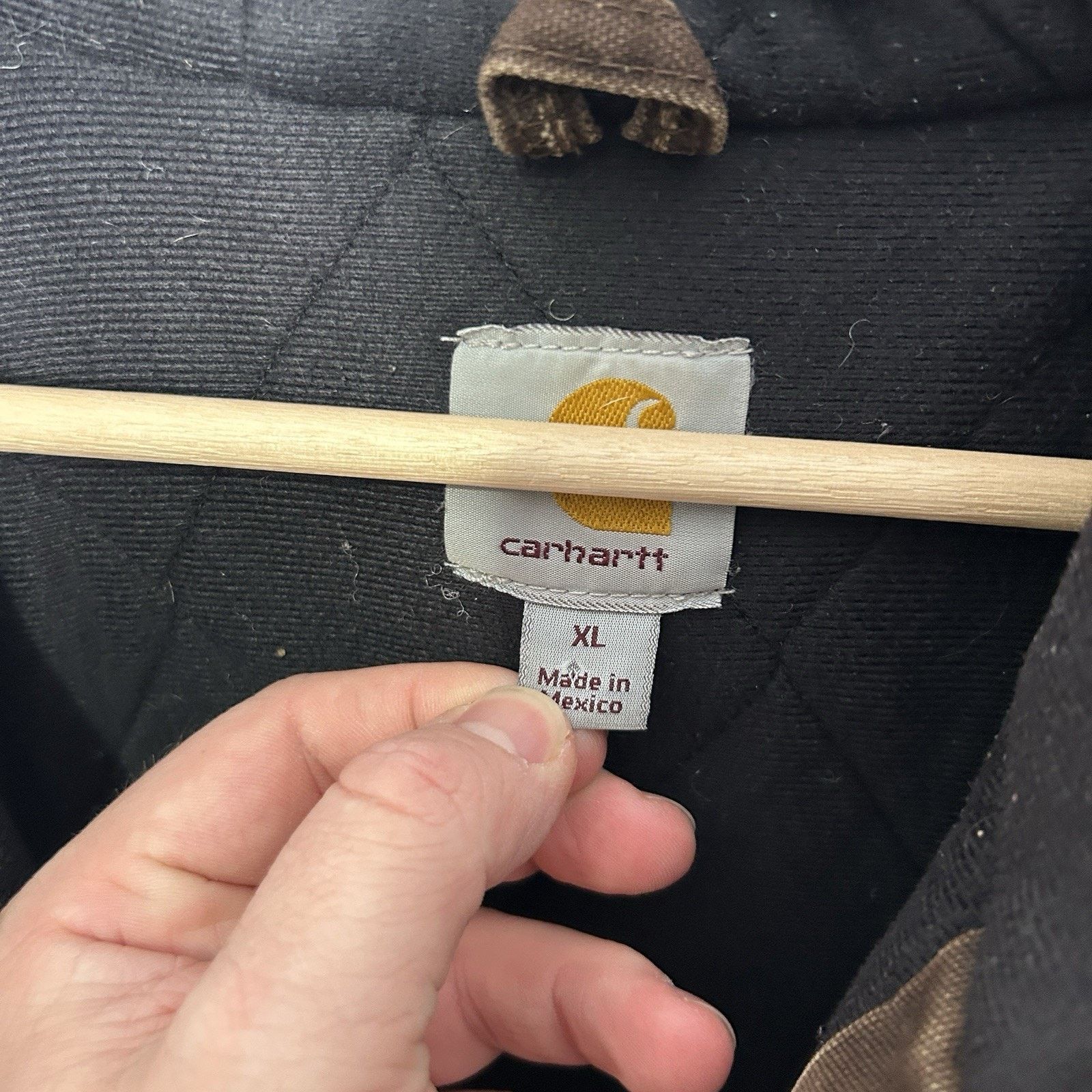 Carhartt Vintage Carhartt Hooded Active Jacket “Dark Brown” J130 DKB Size US XL / EU 56 / 4 - 11 Thumbnail