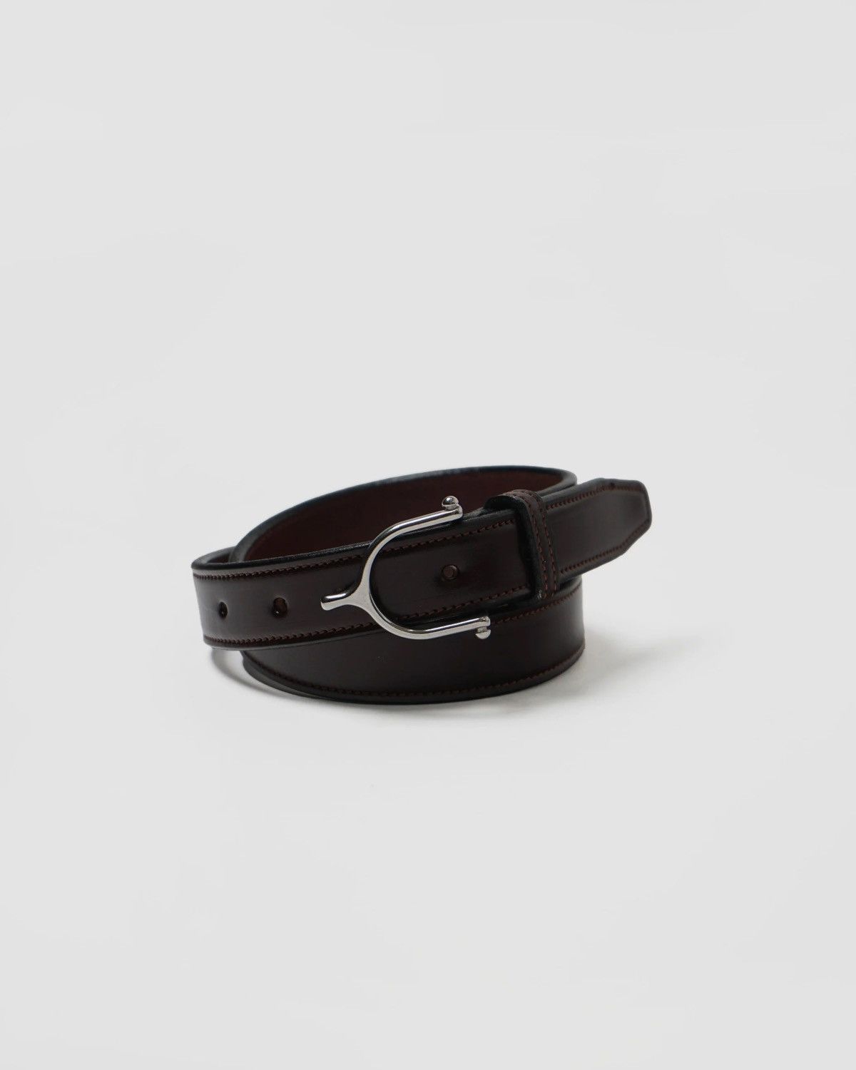 Other Tory English Spur 1” Belt Black/Silver Size 32 - 1 Thumbnail