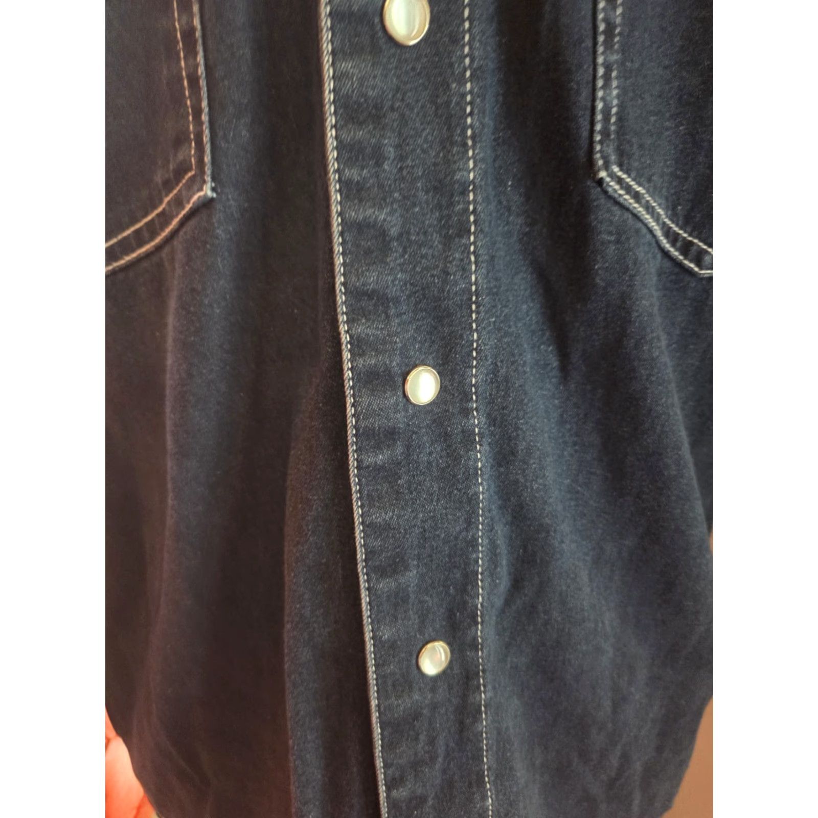 Route 66 VINTAGE Route 66 Mens Shirt Denim Size M Western Workwear Pearl Snap Pockets Size US M / EU 48-50 / 2 - 5 Thumbnail
