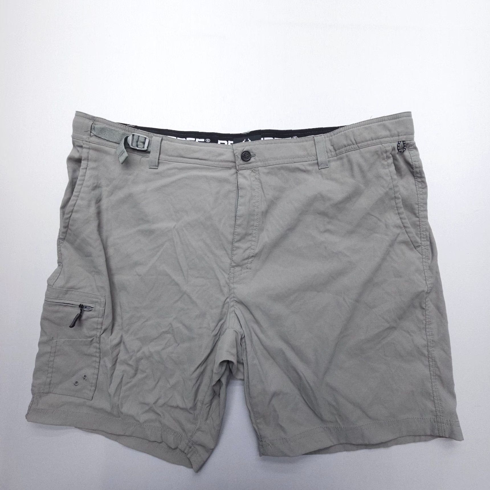 Realtree Realtree Fishing Cargo Shorts Mens 2XL Gray Belted Stretch Tech Hiking Light Cargo Pocket Size US 39 - 2 Thumbnail
