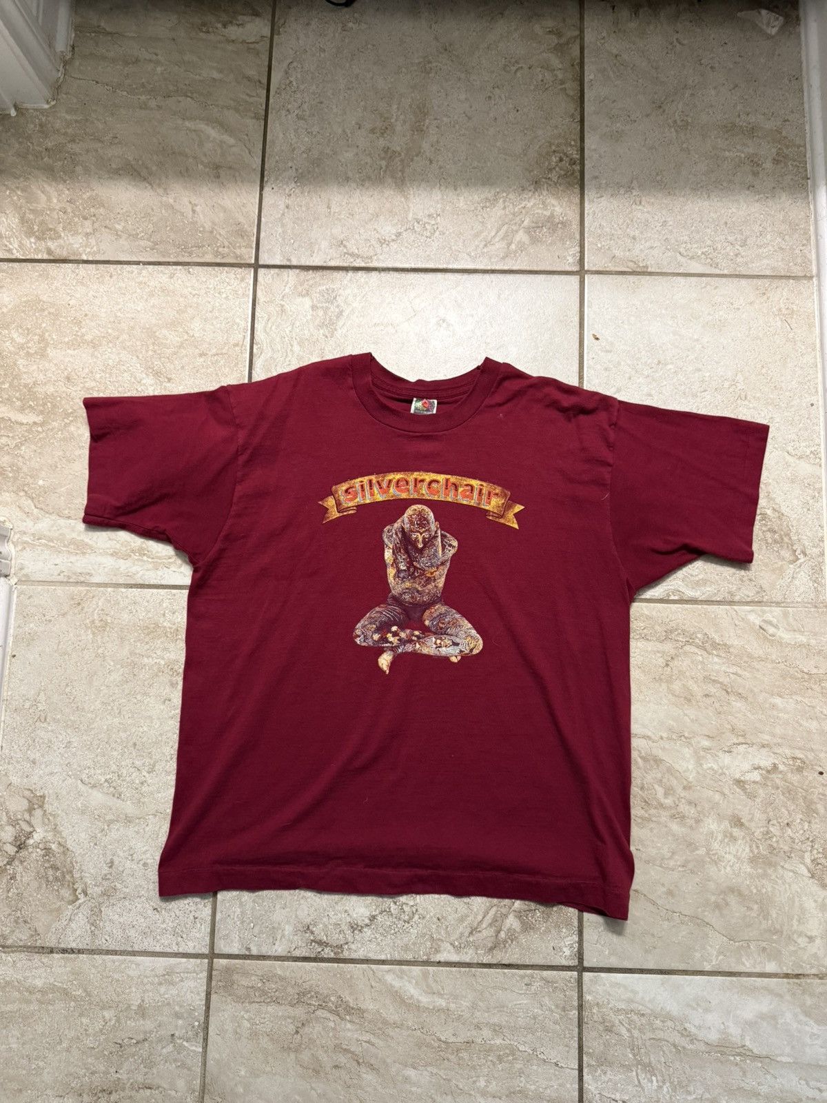 Fruit Of The Loom Vintage red silverchair tee Size US L / EU 52-54 / 3 - 1 Thumbnail