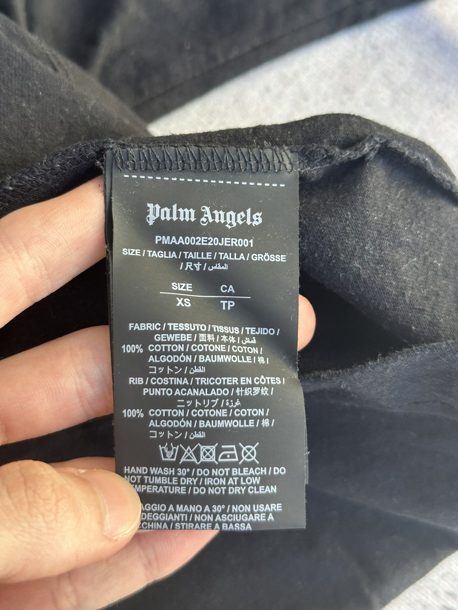 Palm Angels Palm Angels T-Shirt Big Back Logo Print Black Size US XS / EU 42 / 0 - 12 Thumbnail