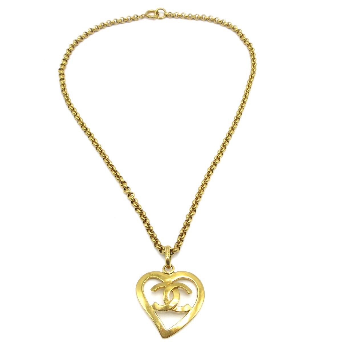 Chanel Chanel CC Heart Pendant Metal Size ONE SIZE - 1 Thumbnail