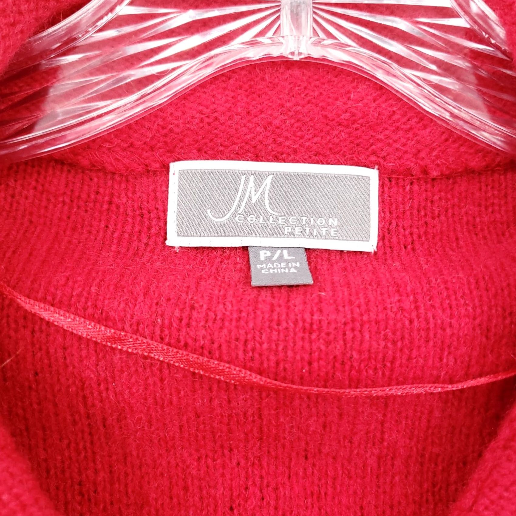 JM Collection JM Collection Cardigan Women Large Petite Pink Wrap Front 3/4 Sleeve Wool Jewel Rhinestone Knit Style Wrap Mens Girls Womens Size L / US 10 / IT 46 - 7 Thumbnail