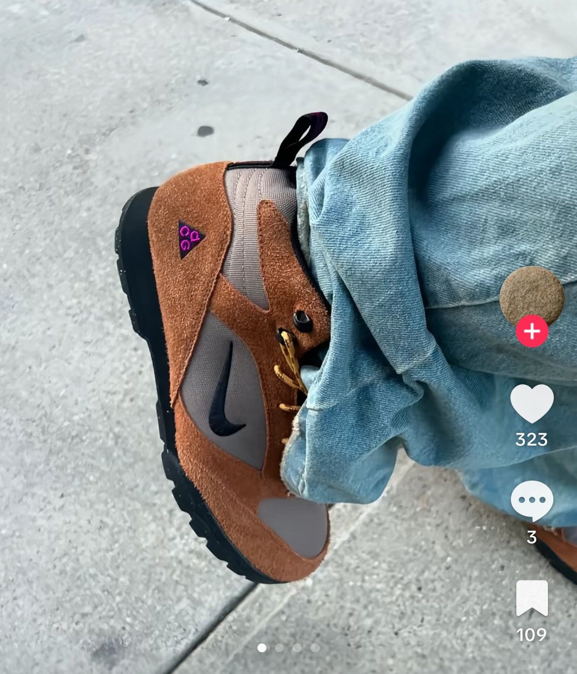 Nike Nike ACG Torre Mid Waterproof Pecan Size US 10.5 / EU 43-44 - 1 Thumbnail