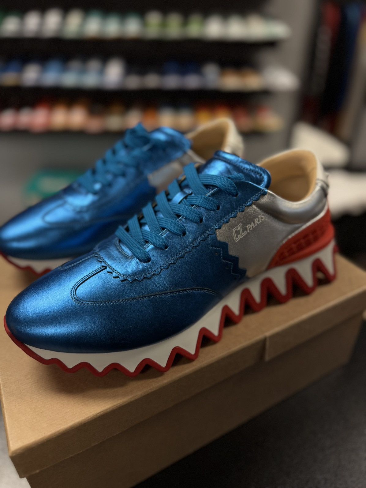 Christian Louboutin Christian Louboutin Loubishark Spike Sneakers 46EU/13US Size US 13 / EU 46 - 10 Thumbnail