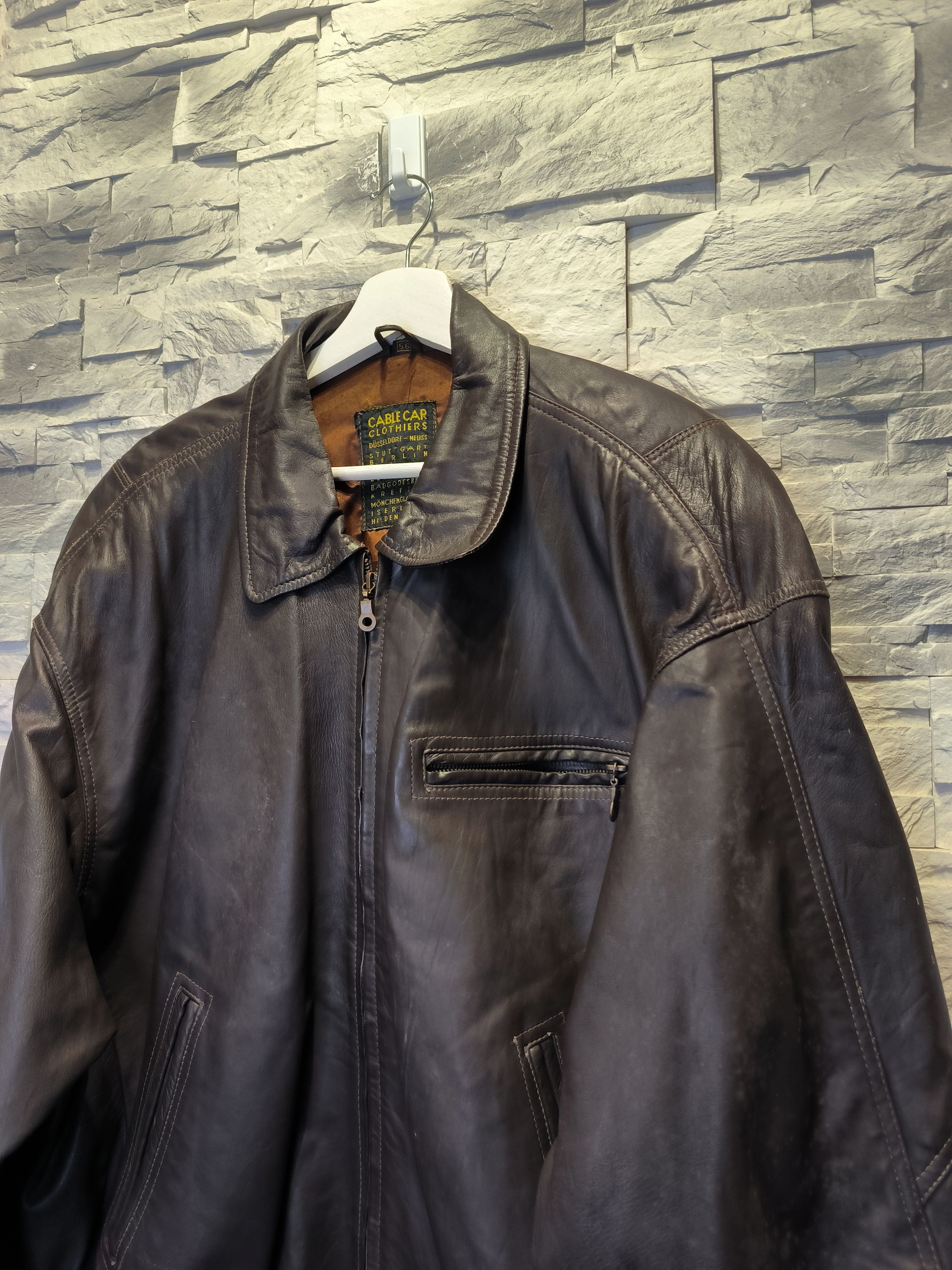 Other × Vintage Vintage Leather Brown Jacket Size US XL / EU 56 / 4 - 5 Thumbnail